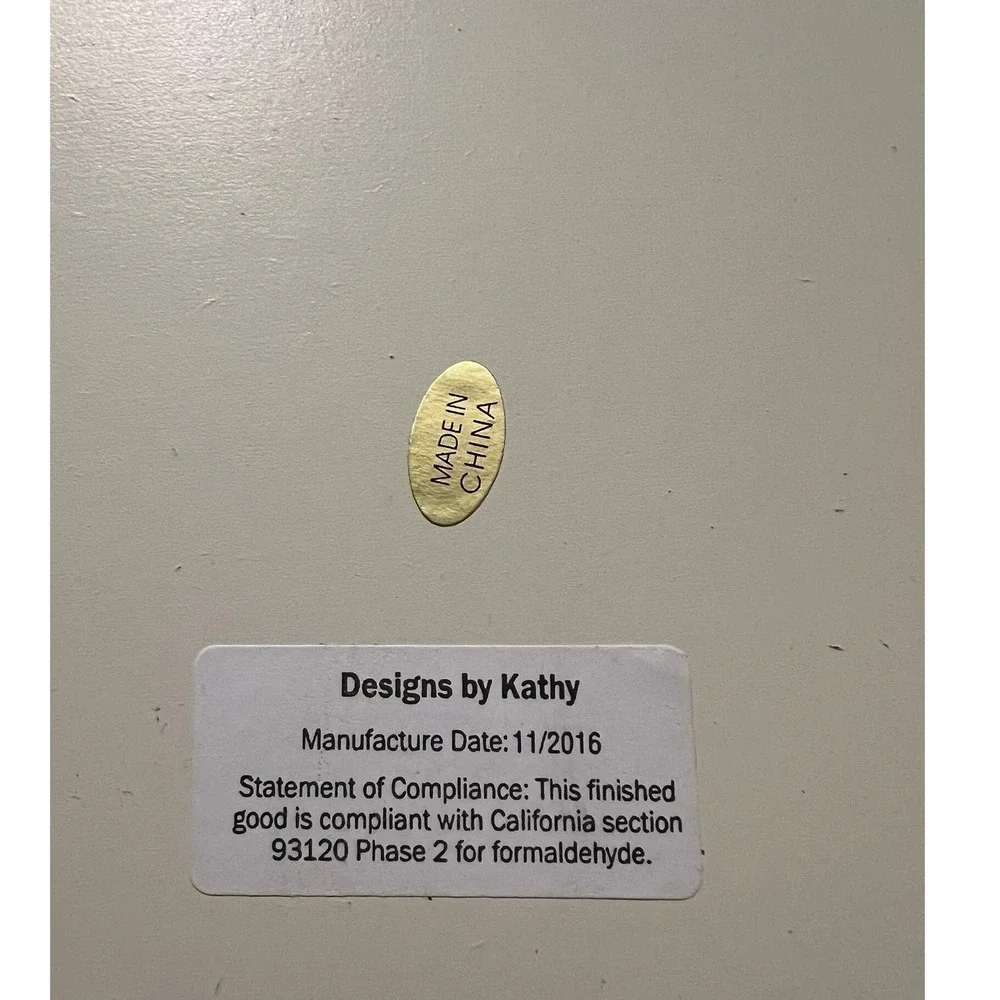 Designs by Kathy Easter Wall Plaque Women OS Cream‎ NWOT Vintage Bunny Decor